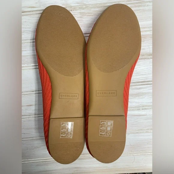 Everlane The Day Glove Flat Bright Red Knit Size 9 | Minimalist Flat - Picture 6 of 8